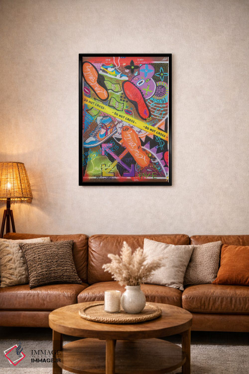 تابلو دکوراتیو عبور ممنوع اثر نوا لاتار - D4B