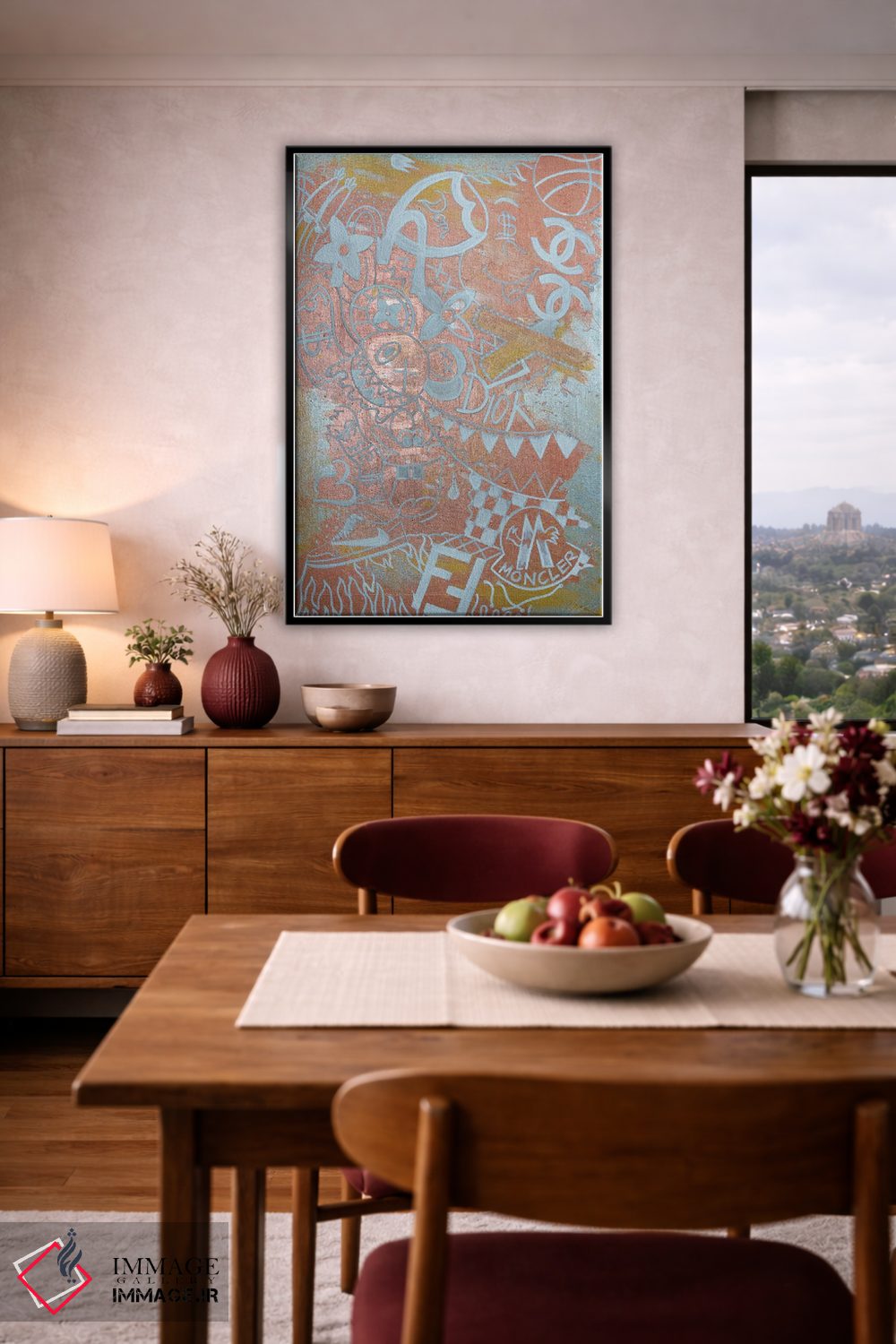 تابلو دکوراتیو همه چیز و هیچ چیز اثر نوا لاتار - D4B