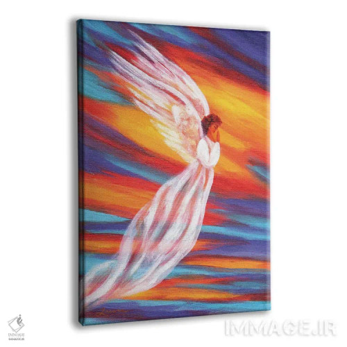 تابلو دکوراتیو فرشته غروب جنوب غرب اثر لورا ایورسن - نمای پرسپکتیو محصول