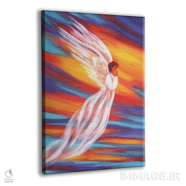 تابلو دکوراتیو فرشته غروب جنوب غرب اثر لورا ایورسن - نمای پرسپکتیو محصول