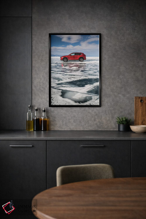 تابلو دکوراتیو دریاچه بایکال، روسیه، سیبری، مزدا CX-5 اثر میکولاج گوسپودرک - D2B