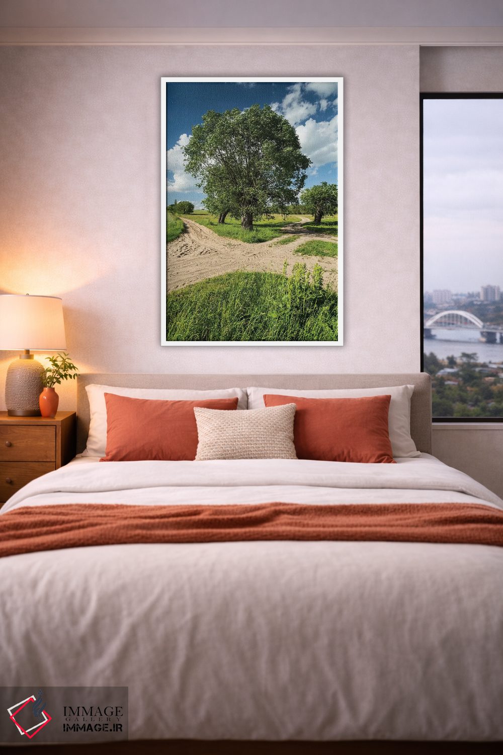 تابلو دکوراتیو بید، ماسوویا، لهستان I اثر میکولاج گوسپودرک - D3W