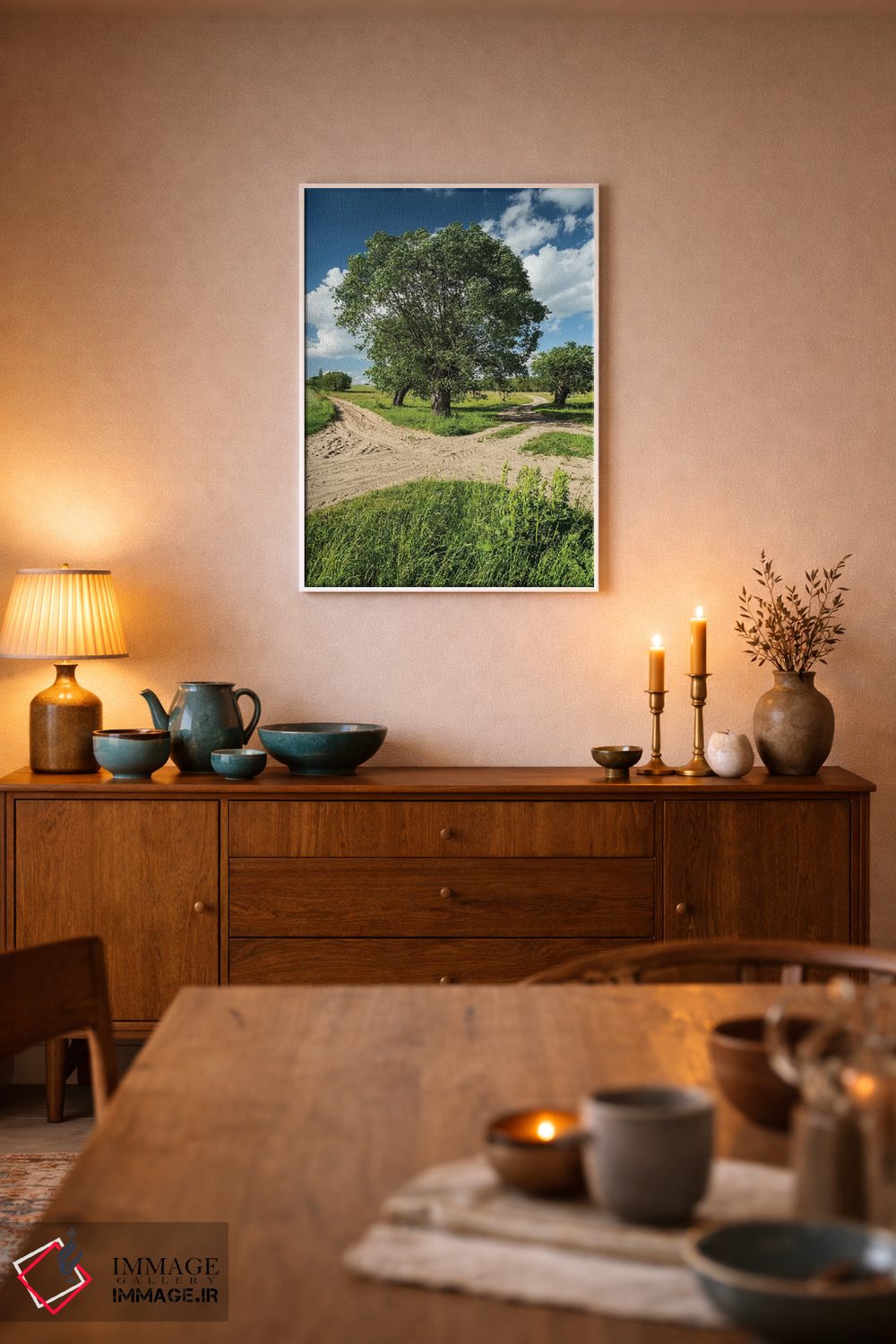 تابلو دکوراتیو بید، ماسوویا، لهستان I اثر میکولاج گوسپودرک - D6W