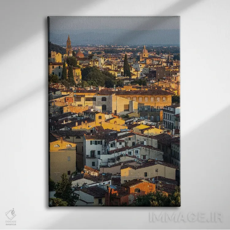 تابلو دکوراتیو ایتالیا، توسکانی، فلورانس اثر میکولاج گوسپودرک - نمای روبهرو روی دیوار