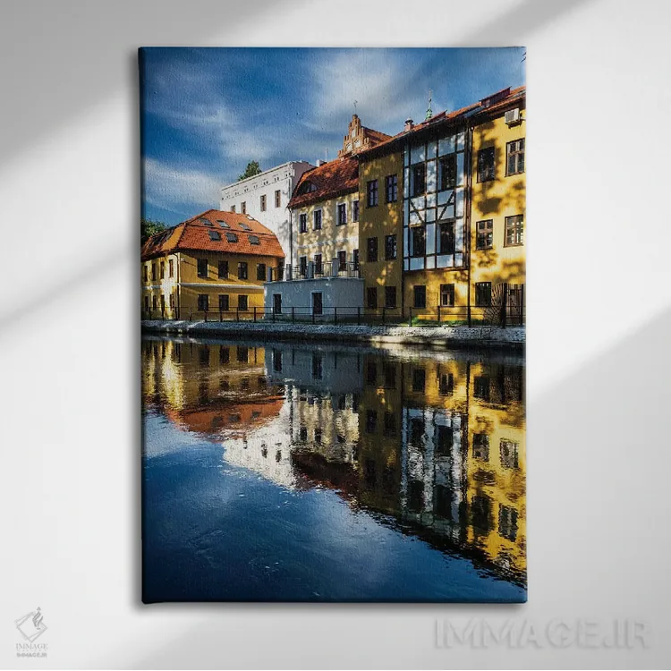 تابلو دکوراتیو لهستان، استان کویاوی-پومرانیا، بیدگوشچ اثر میکولاج گوسپودرک - نمای روبهرو روی دیوار