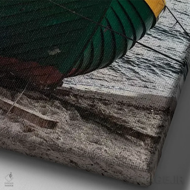 تابلو دکوراتیو اروپا، لهستان، پومرانیا، ملخلینکی IV اثر میکولاج گوسپودرک - نمای نزدیک بافت بوم