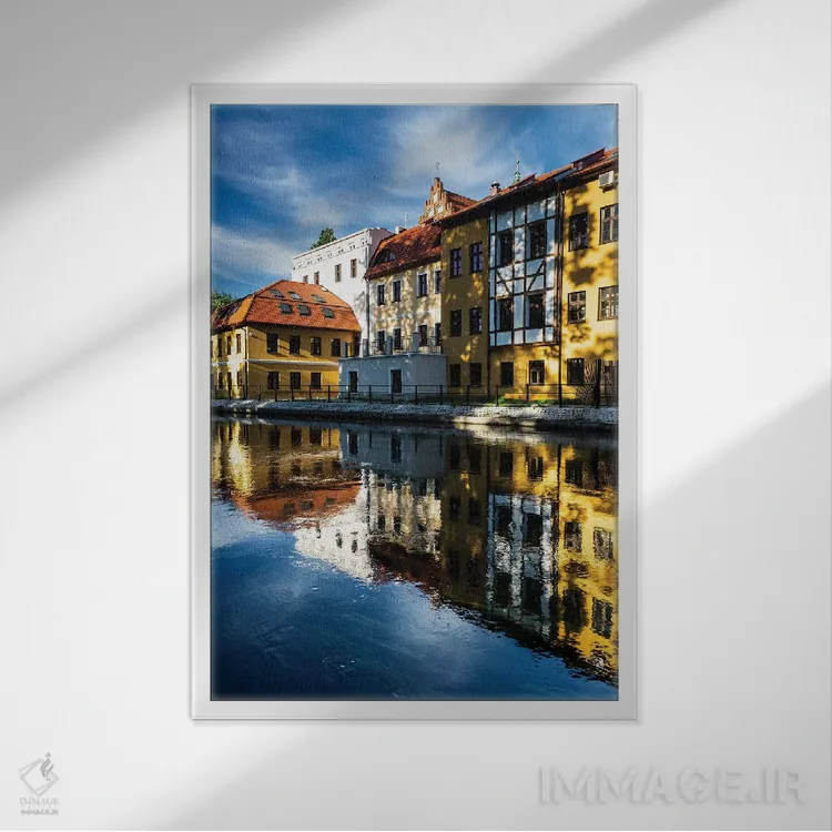 تابلو دکوراتیو لهستان، استان کویاوی-پومرانیا، بیدگوشچ اثر میکولاج گوسپودرک - نمای قابدار سفید