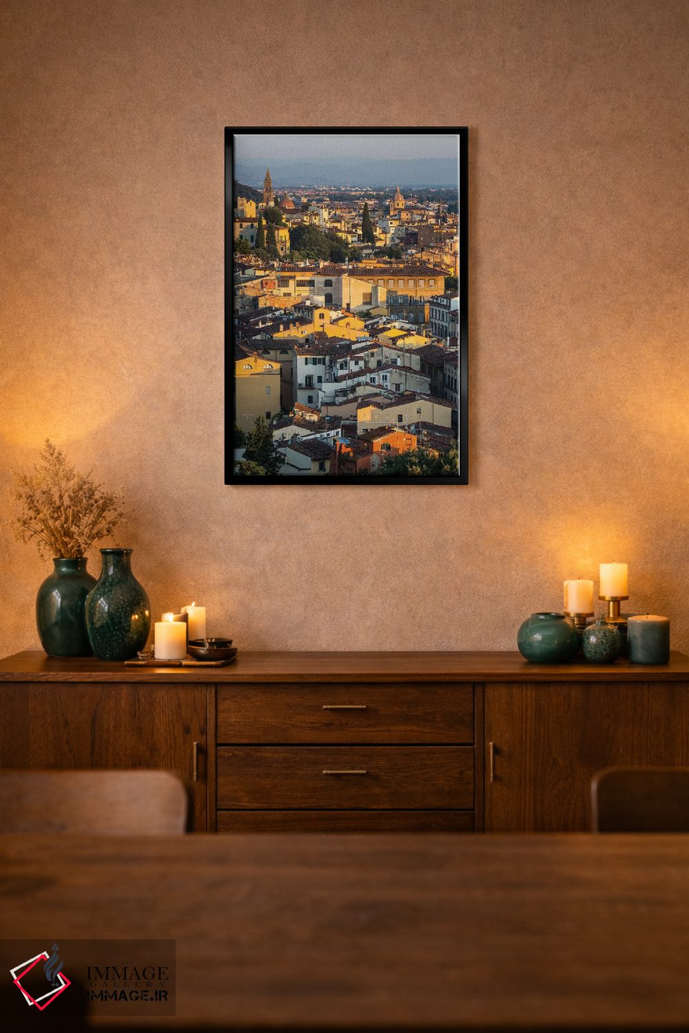 تابلو دکوراتیو ایتالیا، توسکانی، فلورانس اثر میکولاج گوسپودرک - D2B