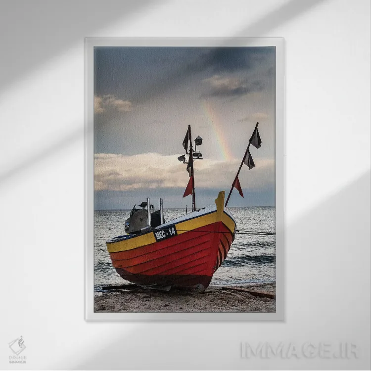 تابلو دکوراتیو اروپا، لهستان، پومرانیا، ملخلینکی VI اثر میکولاج گوسپودرک - نمای قابدار سفید