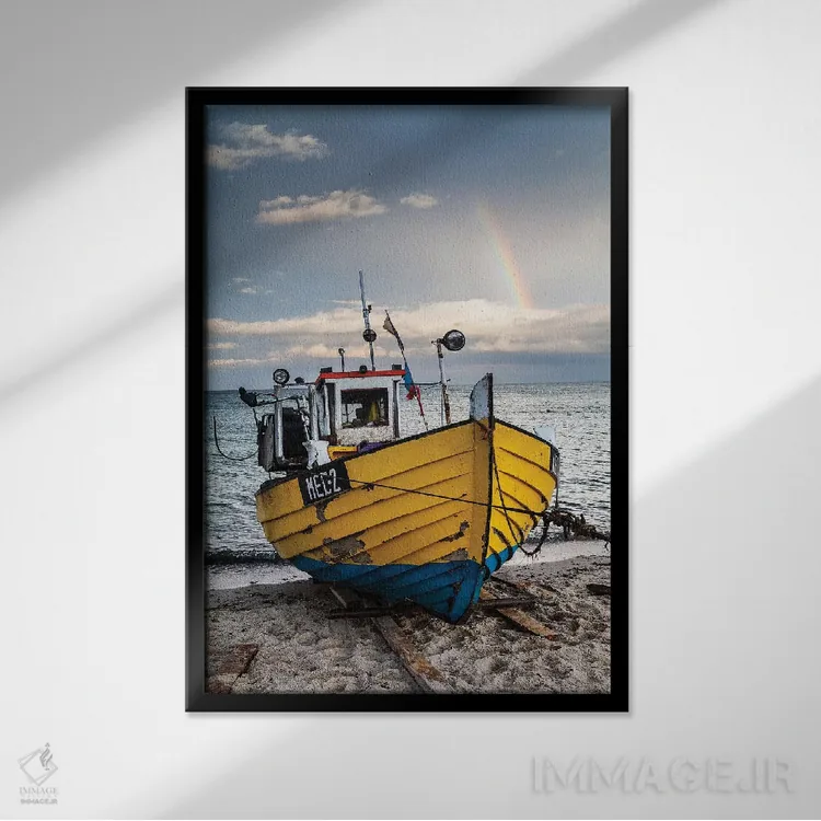 تابلو دکوراتیو اروپا، لهستان، پومرانیا، ملخلینکی V اثر میکولاج گوسپودرک - نمای قابدار مشکی