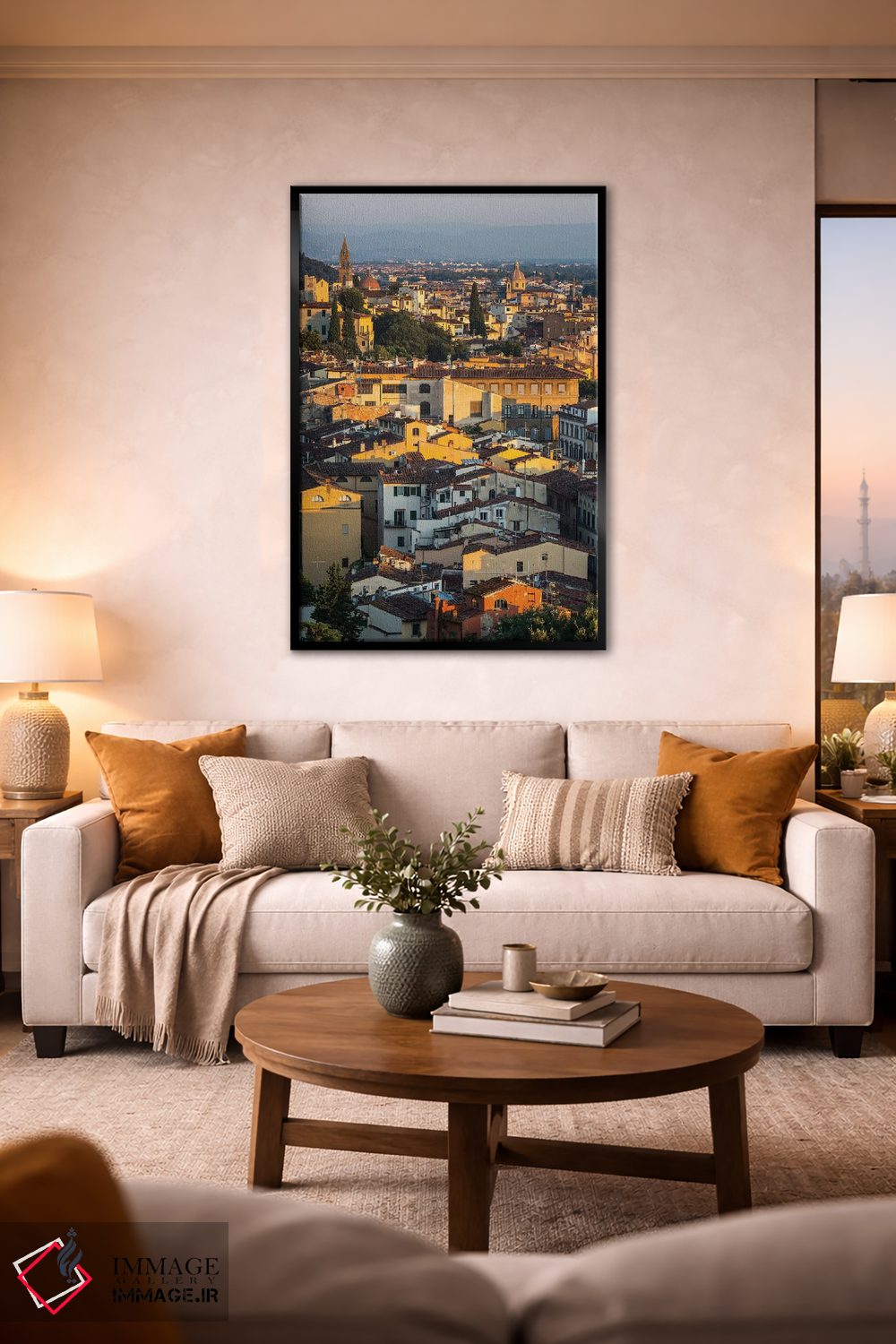 تابلو دکوراتیو ایتالیا، توسکانی، فلورانس اثر میکولاج گوسپودرک - D3B