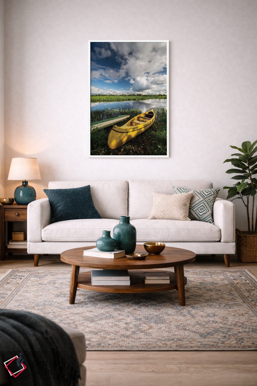 تابلو دکوراتیو لهستان، استان مازووی، رود بوگ II اثر میکولاج گوسپودرک - D4W