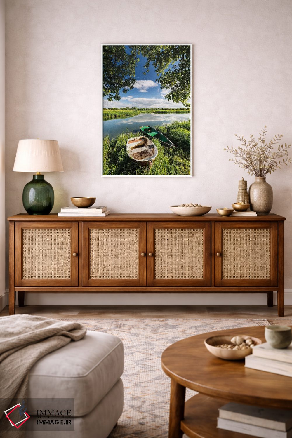 تابلو دکوراتیو لهستان، استان مازووی، رود بوگ III اثر میکولاج گوسپودرک - D3W