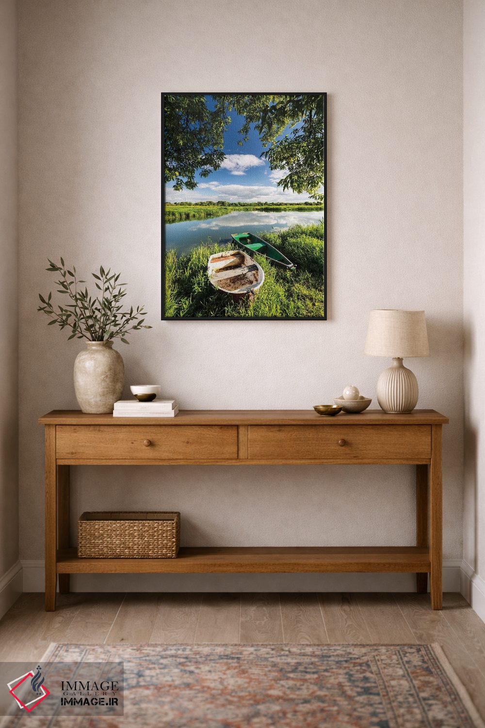 تابلو دکوراتیو لهستان، استان مازووی، رود بوگ III اثر میکولاج گوسپودرک - D2B