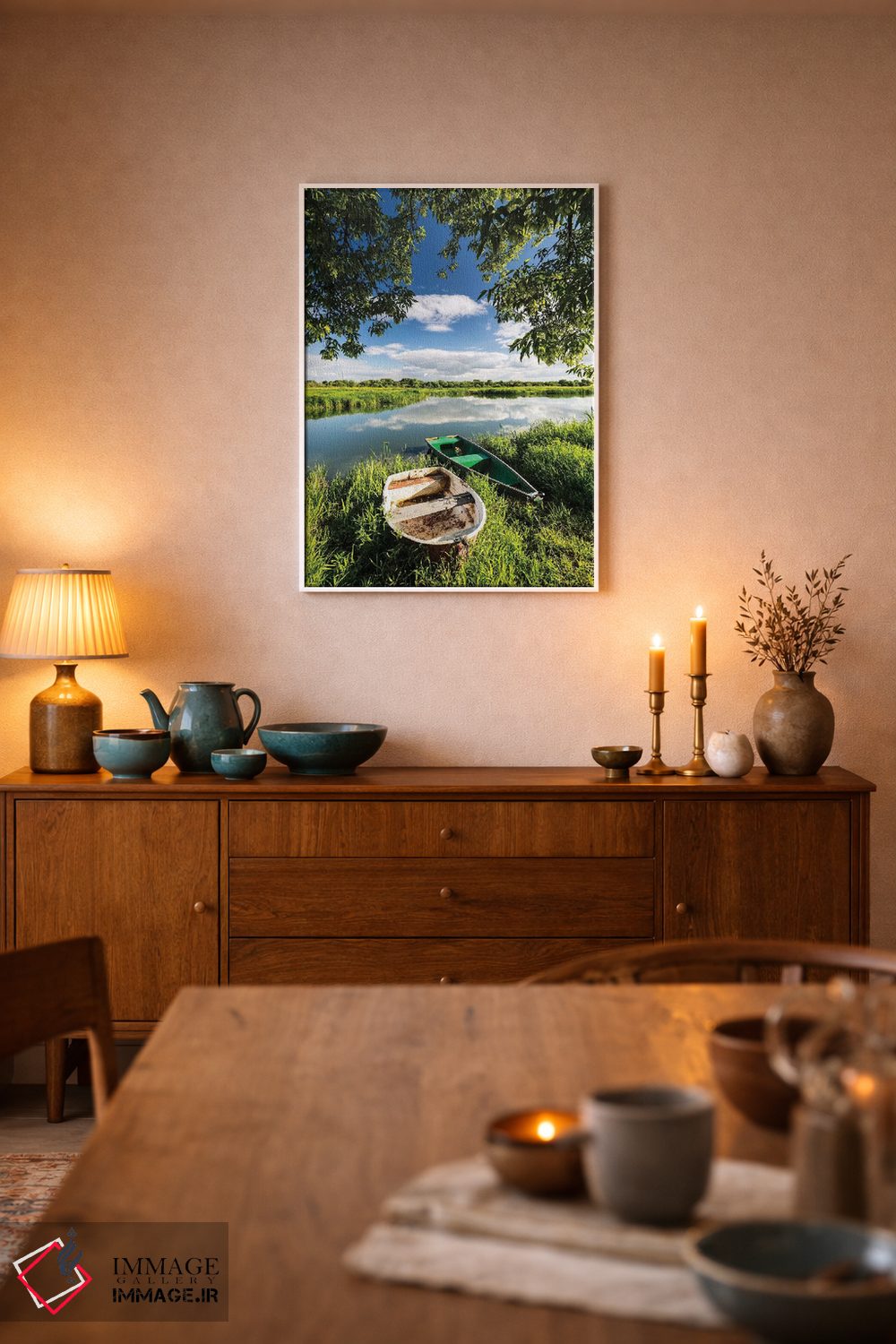 تابلو دکوراتیو لهستان، استان مازووی، رود بوگ III اثر میکولاج گوسپودرک - D6W