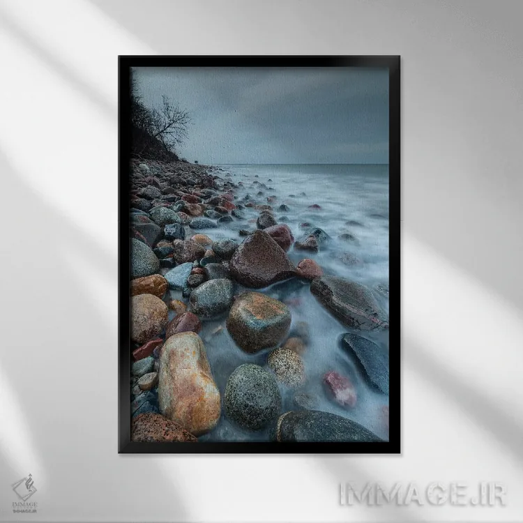 تابلو دکوراتیو Poland, Pomerania, Rozewie Cap XIII,اروپا، لهستان، پوم… اثر میکولاج گوسپودرک - نمای قابدار مشکی