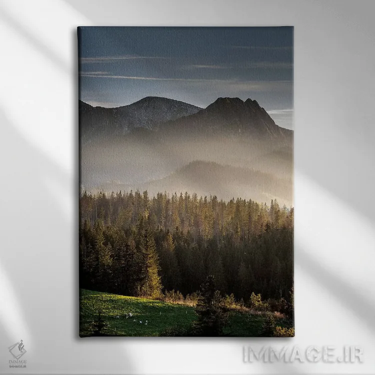 تابلو دکوراتیو اروپا، لهستان، لهستان کوچک، کوه های تاترا I اثر میکولاج گوسپودرک - نمای روبهرو روی دیوار