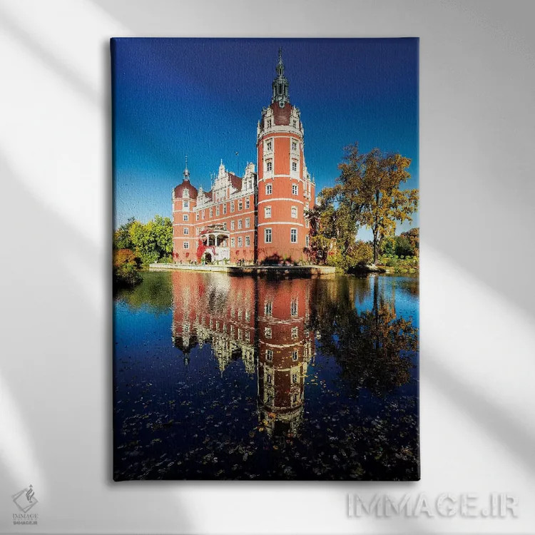 تابلو دکوراتیو Germany, Muskau Park,اروپا، آلمان، پارک موسکاو اثر میکولاج گوسپودرک - نمای روبهرو روی دیوار