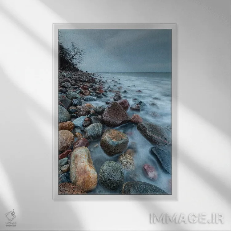 تابلو دکوراتیو Poland, Pomerania, Rozewie Cap XIII,اروپا، لهستان، پوم… اثر میکولاج گوسپودرک - نمای قابدار سفید