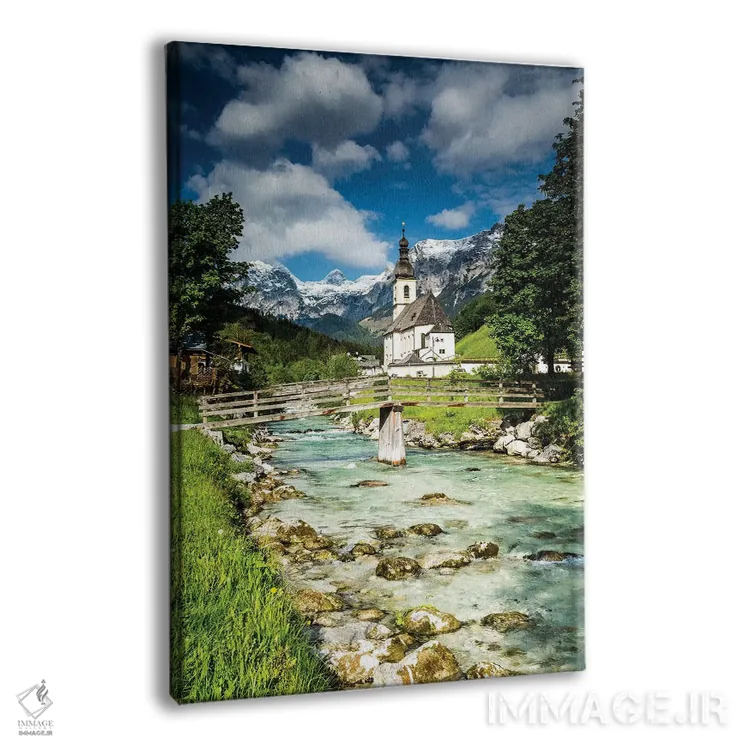 تابلو دکوراتیو آلمان، آلپ، باواریا، رامزاو در نزدیکی برشتس گادن اثر میکولاج گوسپودرک - نمای پرسپکتیو محصول