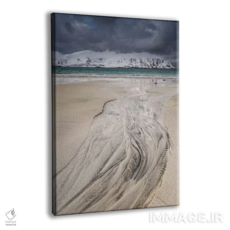 تابلو دکوراتیو نروژ، لوفوتن، رامبرگ اثر میکولاج گوسپودرک - نمای پرسپکتیو محصول