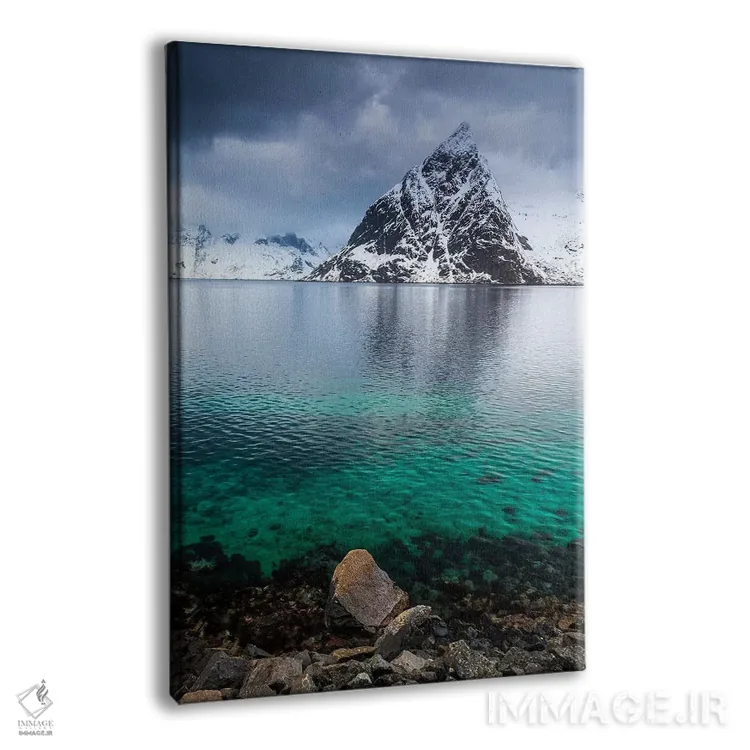 تابلو دکوراتیو نروژ، لوفوتن، رینه I اثر میکولاج گوسپودرک - نمای پرسپکتیو محصول