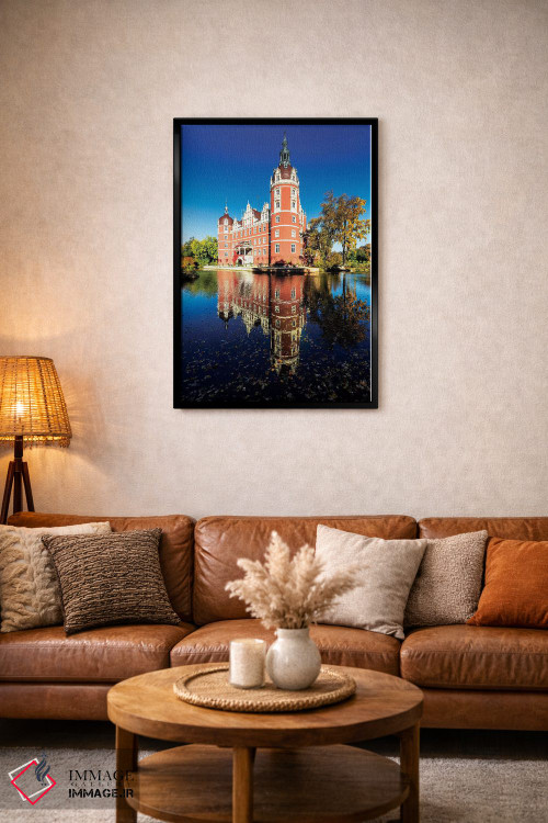 تابلو دکوراتیو Germany, Muskau Park,اروپا، آلمان، پارک موسکاو اثر میکولاج گوسپودرک - D4B