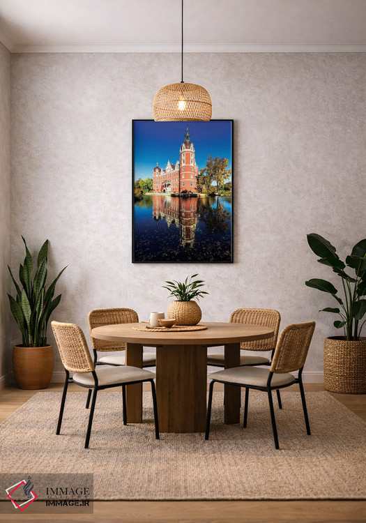 تابلو دکوراتیو Germany, Muskau Park,اروپا، آلمان، پارک موسکاو اثر میکولاج گوسپودرک - D5B