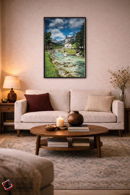 تابلو دکوراتیو آلمان، آلپ، باواریا، رامزاو در نزدیکی برشتس گادن اثر میکولاج گوسپودرک - D4B