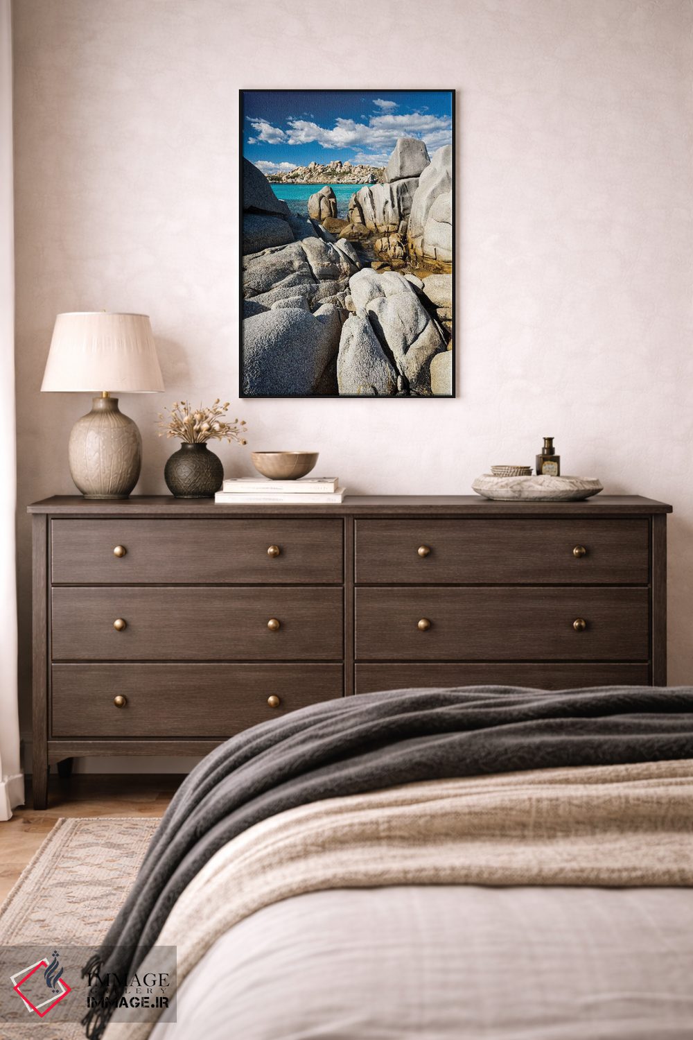 تابلو دکوراتیو فرانسه، کورسیکا، لاوتزی I اثر میکولاج گوسپودرک - D4B