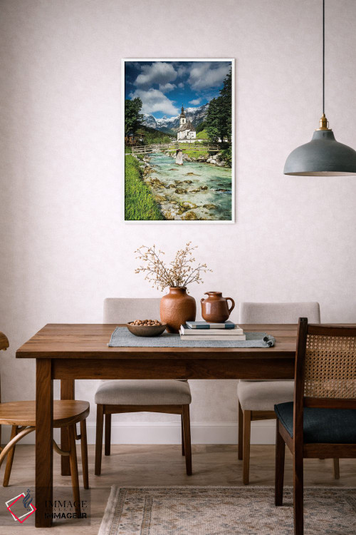 تابلو دکوراتیو آلمان، آلپ، باواریا، رامزاو در نزدیکی برشتس گادن اثر میکولاج گوسپودرک - D6W