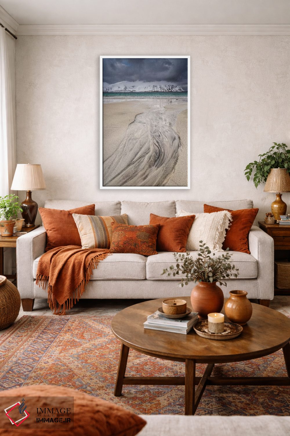 تابلو دکوراتیو نروژ، لوفوتن، رامبرگ اثر میکولاج گوسپودرک - D1W