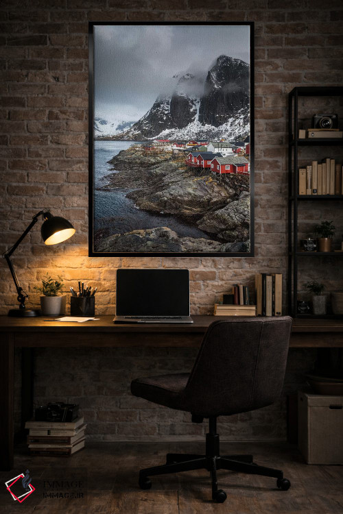 تابلو دکوراتیو نروژ، لوفوتن، هامنی اثر میکولاج گوسپودرک - D5B