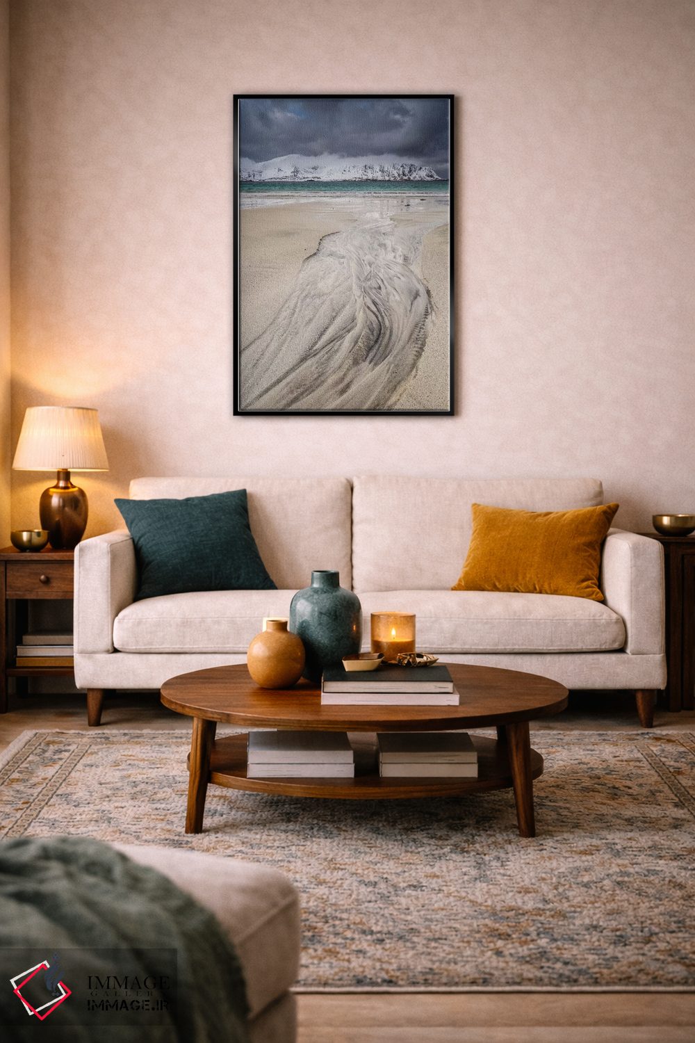 تابلو دکوراتیو نروژ، لوفوتن، رامبرگ اثر میکولاج گوسپودرک - D4B