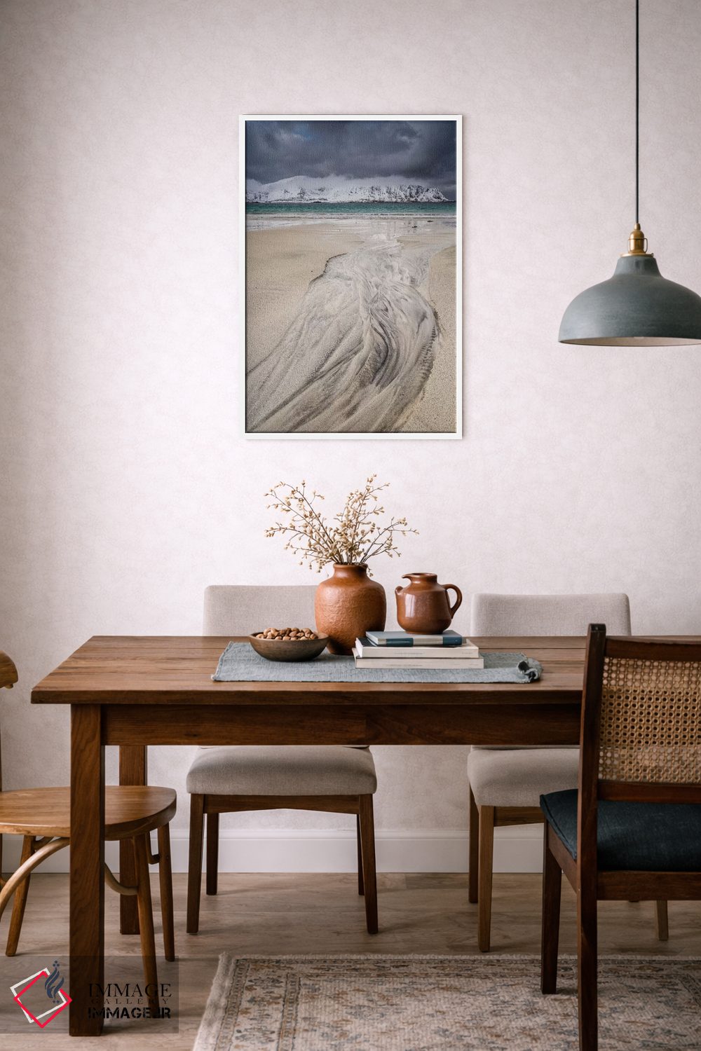 تابلو دکوراتیو نروژ، لوفوتن، رامبرگ اثر میکولاج گوسپودرک - D5W