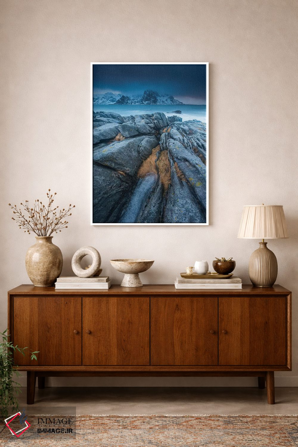 تابلو دکوراتیو نروژ، لوفوتن، وارید اثر میکولاج گوسپودرک - D1W