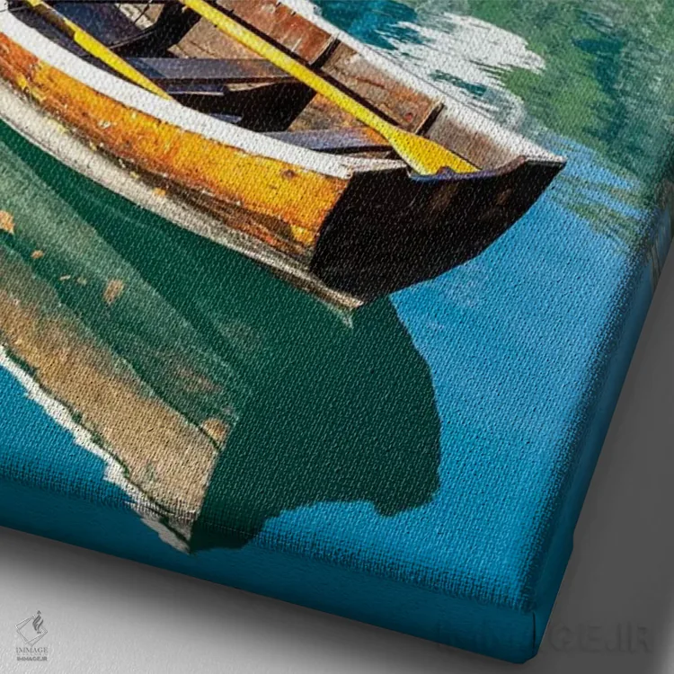 تابلو دکوراتیو نروژ، استرین V اثر میکولاج گوسپودرک - نمای نزدیک بافت بوم