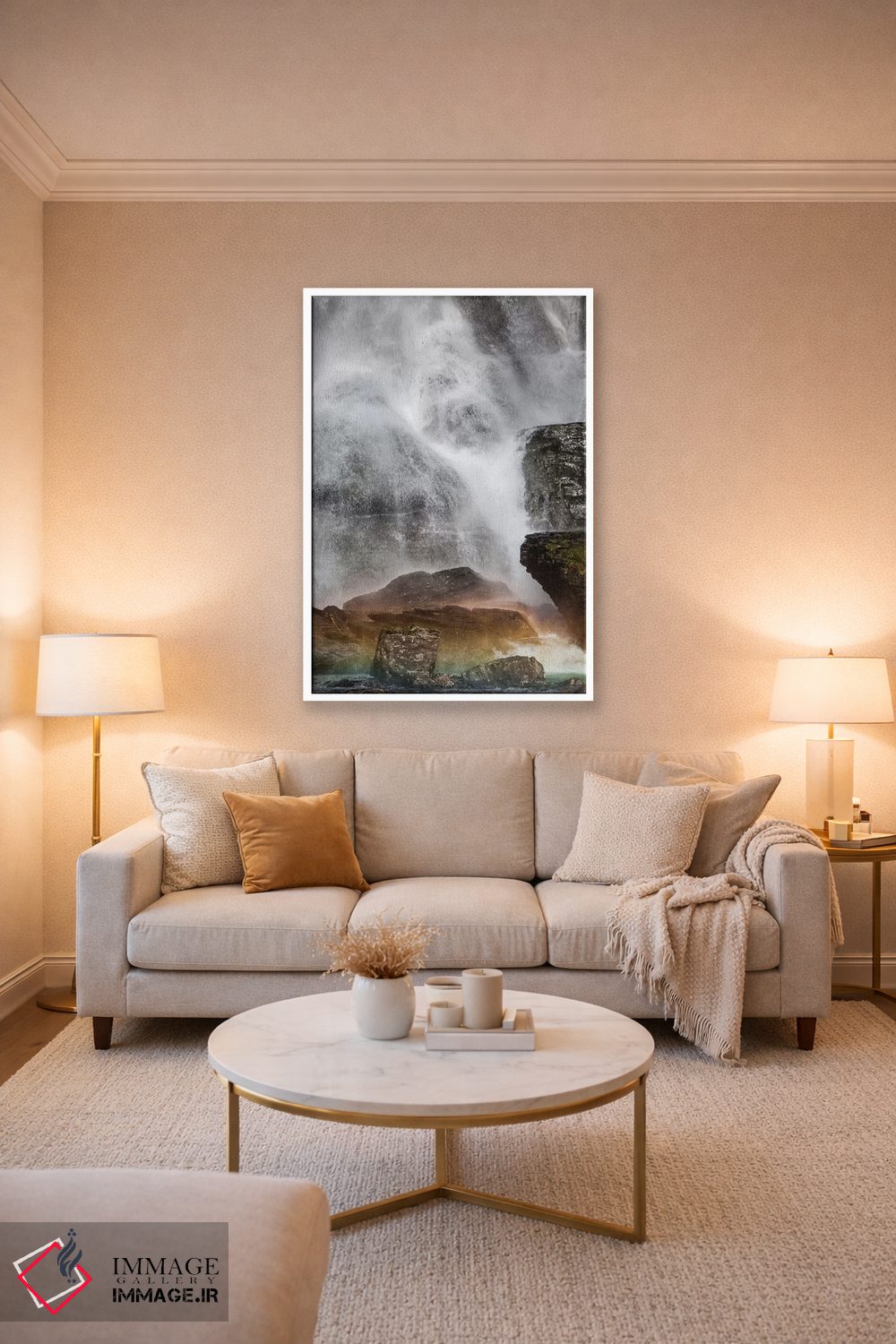 تابلو دکوراتیو نروژ، استاینزداس فوسن اثر میکولاج گوسپودرک - D3W