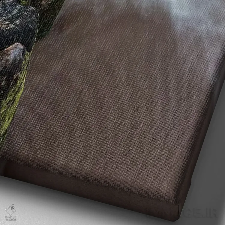 تابلو دکوراتیو لهستان، دریای بالتیک XIII اثر میکولاج گوسپودرک - نمای نزدیک بافت بوم