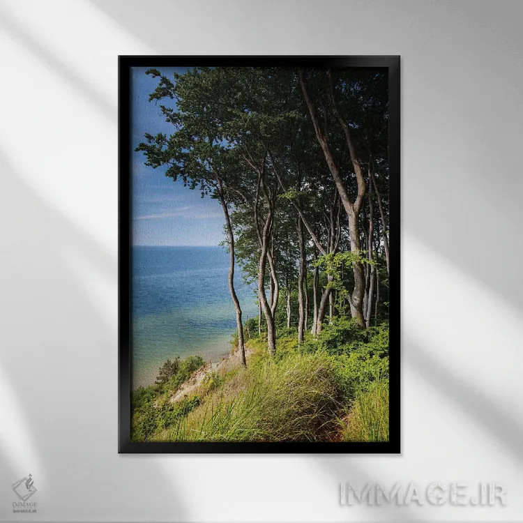 تابلو دکوراتیو لهستان، دریای بالتیک XVI اثر میکولاج گوسپودرک - نمای قابدار مشکی