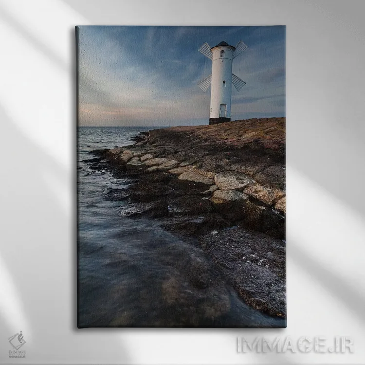 تابلو دکوراتیو لهستان، دریای بالتیک، سوینواوی چه اثر میکولاج گوسپودرک - نمای روبهرو روی دیوار