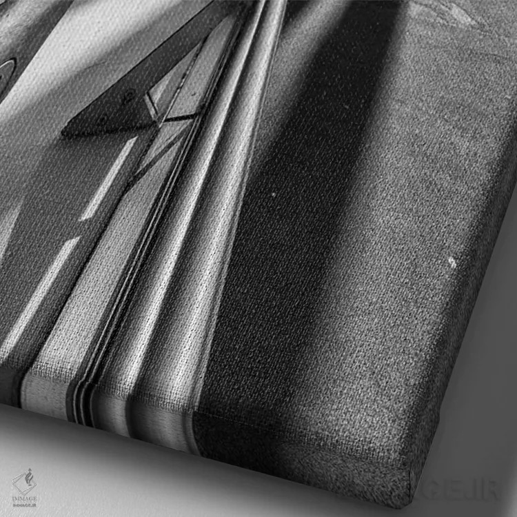 تابلو دکوراتیو انگلستان، منچستر، مدیاسیتی یوکی اثر میکولاج گوسپودرک - نمای نزدیک بافت بوم