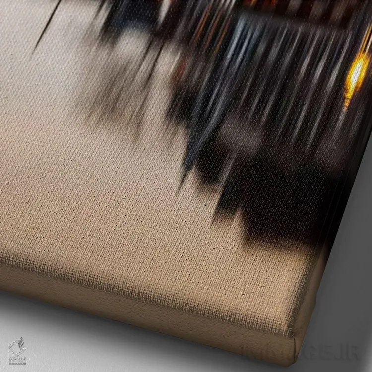 تابلو دکوراتیو هلند، زوله اثر میکولاج گوسپودرک - نمای نزدیک بافت بوم