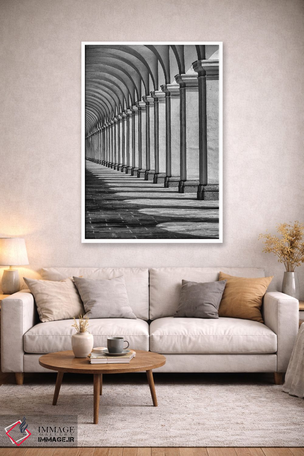 تابلو دکوراتیو ستون ها، ریتم اثر میکولاج گوسپودرک - D3W