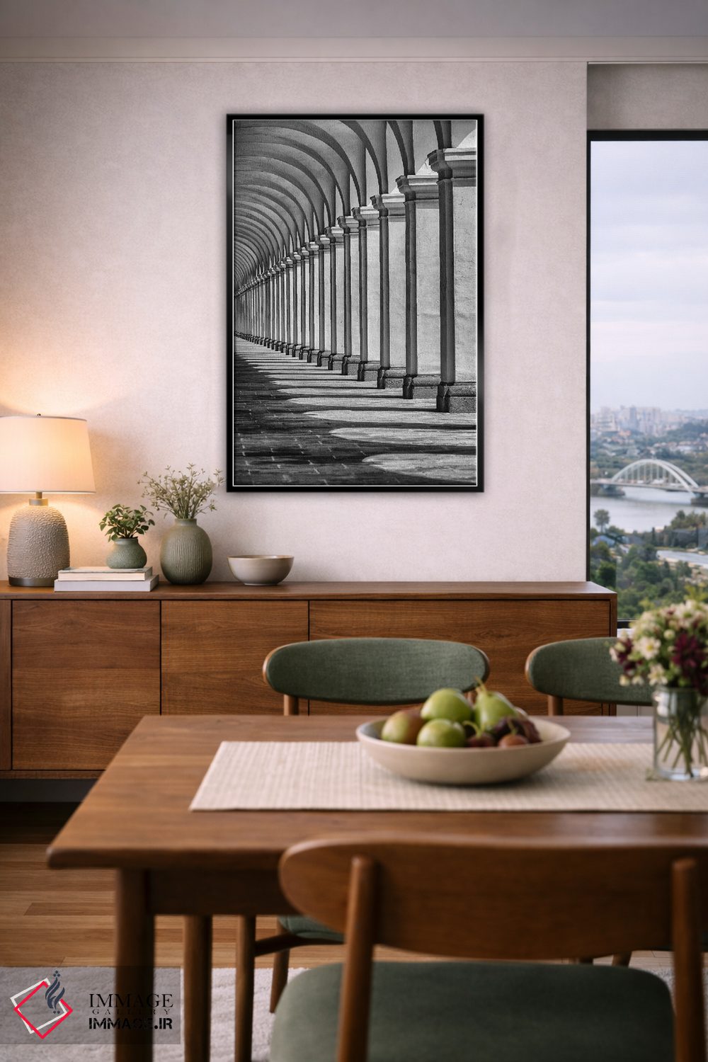 تابلو دکوراتیو ستون ها، ریتم اثر میکولاج گوسپودرک - D6B