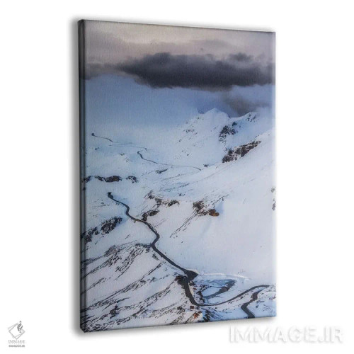 تابلو دکوراتیو جاده مرتفع گروس گلوکنر، زمستان، اتریش اثر میکولاج گوسپودرک - نمای پرسپکتیو محصول