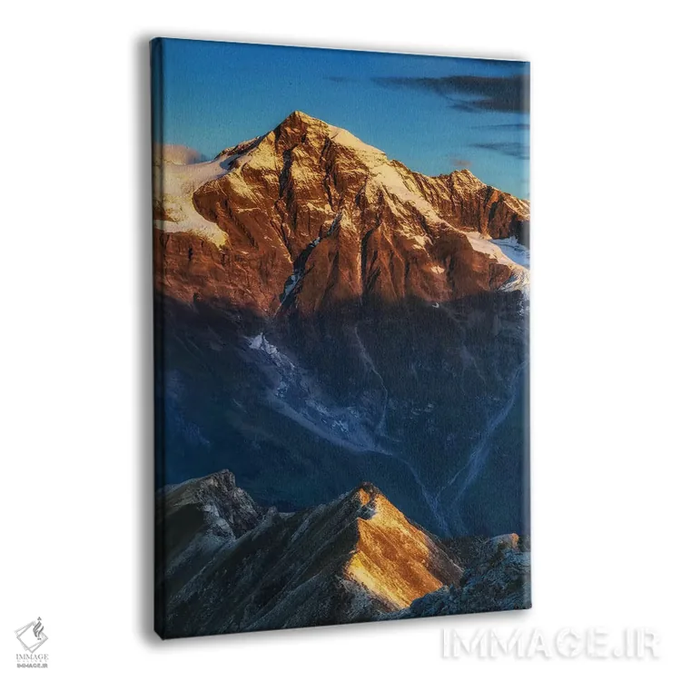 تابلو دکوراتیو طلوع خورشید، آلپ، اتریش اثر میکولاج گوسپودرک - نمای پرسپکتیو محصول