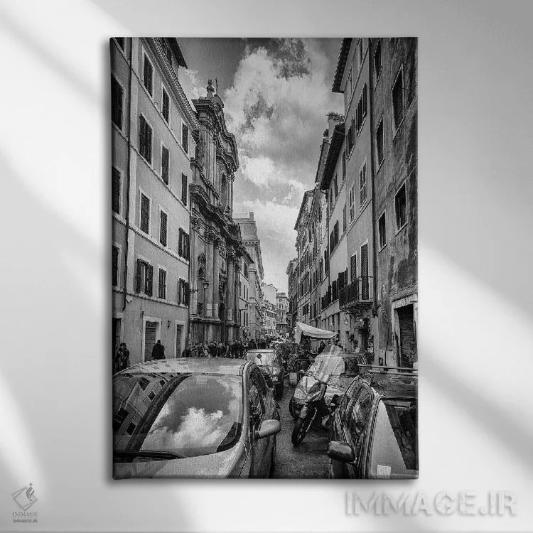 تابلو دکوراتیو رم اثر میکولاج گوسپودرک - نمای روبهرو روی دیوار