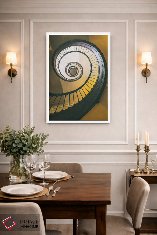 تابلو دکوراتیو پله ها اثر میکولاج گوسپودرک - D1W