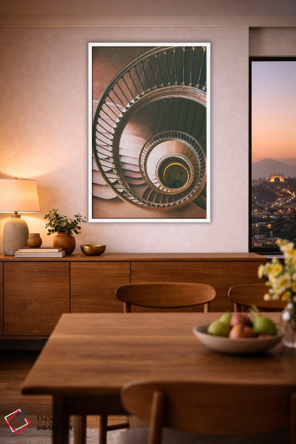 تابلو دکوراتیو پله ها اثر میکولاج گوسپودرک - D1W